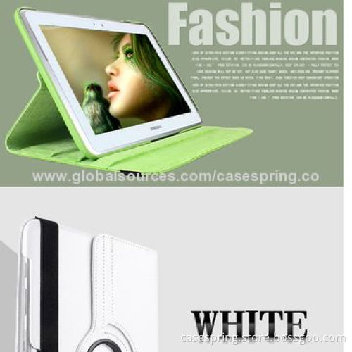 Leather Case for Samsung N8000, Samsung P5100, 360° Rotation, Perfect Audiovisual